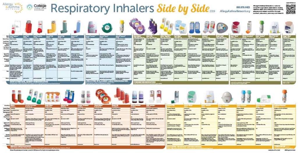 Photo of the Respiratory Inhalers: Side by Side poster