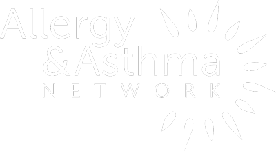 Allergy and Asthma Network Logo in White