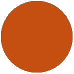 Burnt orange dot