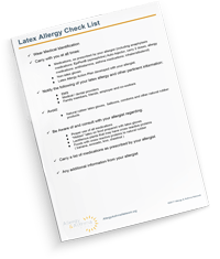 Latex Patient Checklist PDF icon for download